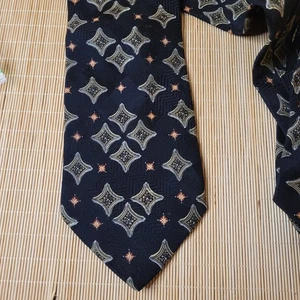 Bruno Piattelli Herren Seidenkrawatte mehrfarbig klassische Länge gemustert - Bild 1 von 3