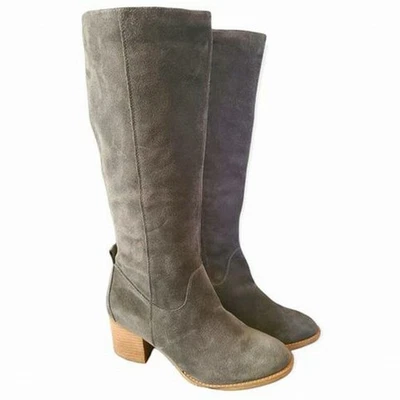 BLONDO NUEVO EN CAJA! BOTA NIKKI IMPERMEABLE GAMUZA GRIS ALTA TALLA 8.5 Foto 1 de 4