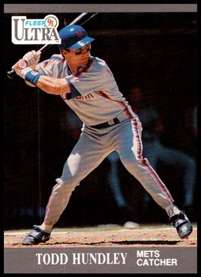1991 Todd Hundley Fleer Ultra Baseball #220 New York Mets - Image 1 of 2