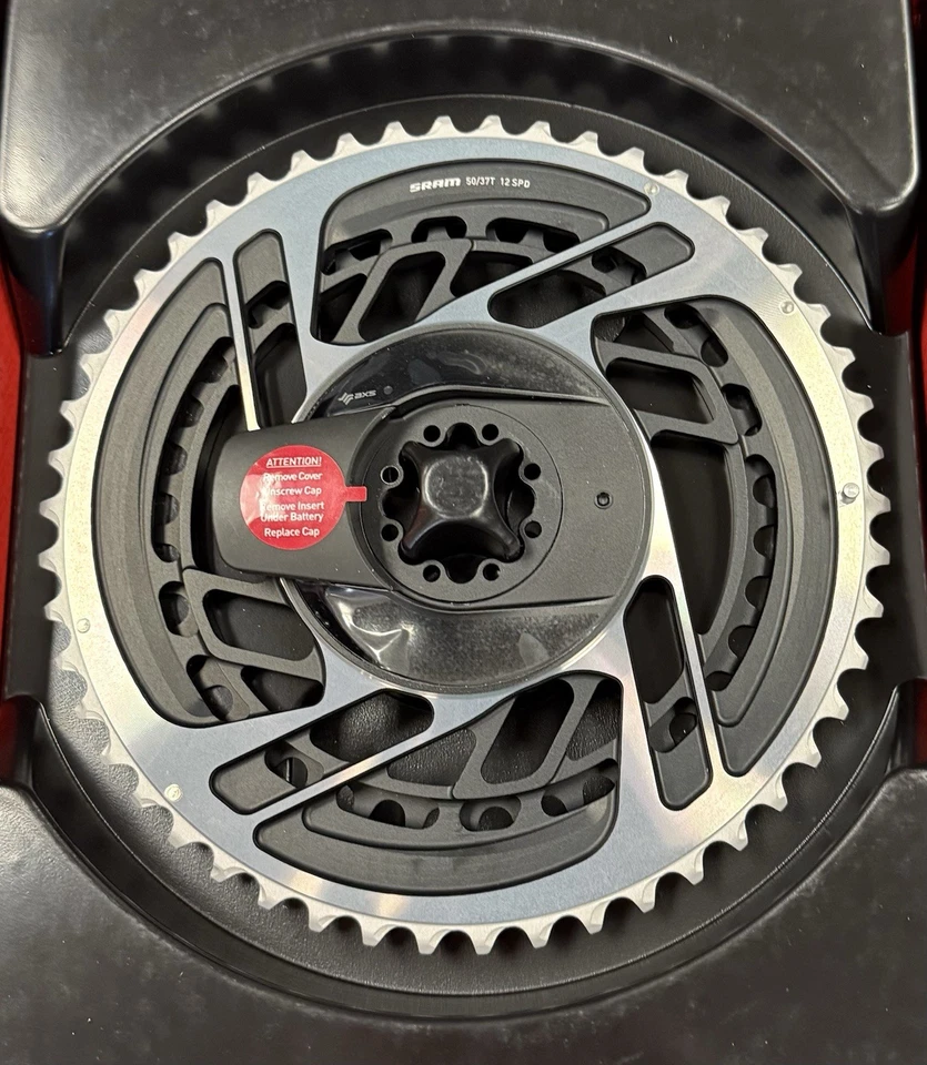 SRAM Red AXS Quarq 50/37 Tooth 12-Speed Power Meter Chainring Set - Image 1 of 1