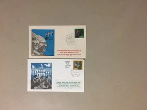 Three israel special covers with President Sadat:Visit in Israel,Achieving peace - Picture 1 of 2