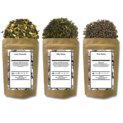 Oolong Tee 3er Probierset: Kaiserlicher Lotus-Trunk ✅ 3x20g ✚ Gratis Probetee - Bild 1 von 4