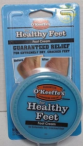 O'Keeffe's Healthy Foot Cream Barattolo da 3,2 once per piedi secchi ottimo per pelle diabetica - Foto 1 di 2