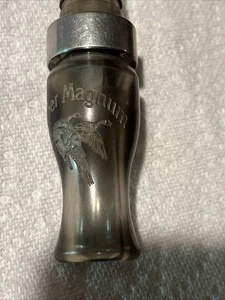 TIM GROUNDS  CUSTOM POLY SUPER MAG GOOSE CALL GREEN DIAMOND  - Picture 1 of 5