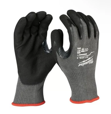Milwaukee 48-22-8954 Corte Nivel 5 Doble Nitrilo Sumergido Guantes, Nylon/HPPE, XXL Foto 1 de 4