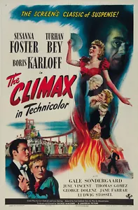 The Climax (1944) Boris Karloff Horror Película Póster Impreso - Imagen 1 de 1