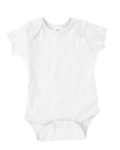 Camisa Bebé Infantil Una Pieza Creeper Camiseta En Blanco Lisa Para Decorar Adornar Foto 1 de 1