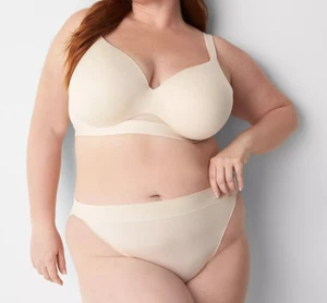 Lane Bryant CACIQUE Silky COMFORT BLISS Bikini Panty IVORY Plus 26/28 NWT - Picture 1 of 3