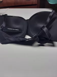 NUEVO CON ETIQUETAS Torrid Mujer Multiway Ajustable Acolchado Negro Sujetador - Talla Grande 48C - Imagen 1 de 13