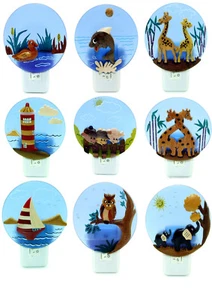 Children's Handmade Decorative Plug in Night Light - Blue Light - 1 Watt Power - Picture 1 of 26