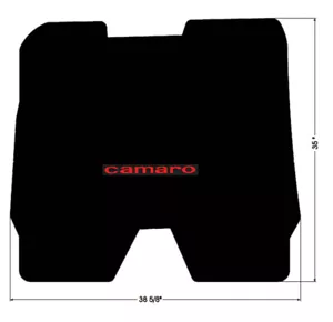 NEW 1967 - 1969 Chevy Camaro Trunk Floor Mat Embroidered Logo Choose Color - Picture 1 of 20