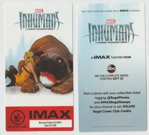 Boleto coleccionable Marvel Inhumans A Marvel Television Series xxx de 500 - Imagen 1 de 1