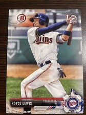 2017 Bowman Draft Picks ROYCE LEWIS 1st ROOKIE CARD RC #BD-1 Minnesota Twins