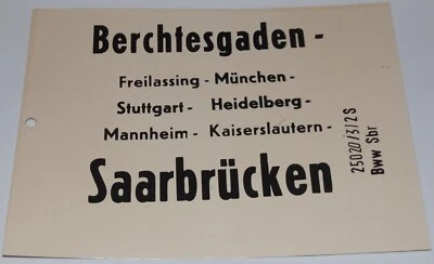 SINAL DE PARADA DE TREM ALEMÃO 2 LADOS - PLÁSTICO - EXIBIDO DENTRO DO VAGÃO DE TREM Antigo 1981 - Imagem 1 de 4