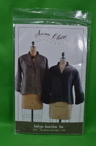 Anna Claire Originals Pattern,IJ725,Crop Sleeved Swing Jacket,New,Indygo Junctio - Picture 1 of 2