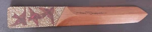 Coupe papier en bois signé Jean Rouppert école de Nancy époque Art Deco - Imagen 1 de 7