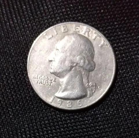 1986 - D Mint - Washington Quarter - Lot# 143 Cover