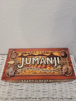 VINTAGE JUMANJI BOARD GAME BY MILTON BRADLEY 1995 COMPLETE PRE-OWNED - Image 1 of 4