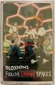 BLOSSOMS HAND SIGNED FOOLISH LOVING SPACES CASSETTE - AUTOGRAPHED - Picture 1 of 13