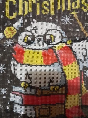 Harry Potter Hedwig Búho Nieve Mensaje de Navidad Arte Diamante 30cm × 40cm Nuevo en Caja Foto 1 de 4