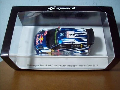 1/43 SPARK S4966 VOLKSWAGEN POLO R WRC MONTE CARLO 2016 #2 J.M LATVALA/M.ANTTILA - Image 1 of 4
