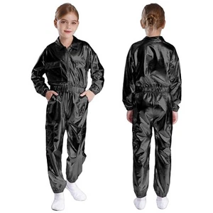 Unisex Kids Sweatsuit Street Dancewear Sport Outfits Boys Sparkly Athletic Set - Picture 1 of 143