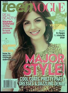TEEN VOGUE 10/2012 Hollywood VICTORIA JUSTICE AnnaSophia Robb CARLY RAE JEPSEN - Picture 1 of 12