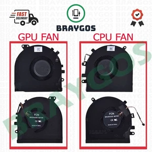 Razer Blade 15 RZ09-0328 RZ09-03286E22 CPU & GPU Laptop Cooling Fan Replacement - Picture 1 of 4