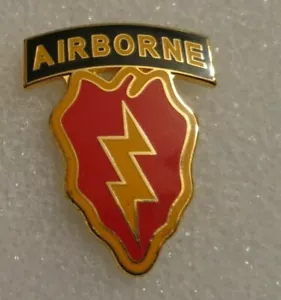 COMBAT SERVICE I.D.BADGE, 4° BRIGATA, (ABN) 25° FANTERIA DA INDOSSARE SU ASUs,BLUES - Foto 1 di 1