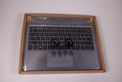 Dell (AG00-Bk-US) Latitude 7200 2-in-1 Tablet Travel Mobile Keyboard 24D3M Gray - Image 1 of 4