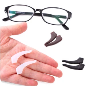 EAR GRIP GLASSES HOOKS ANTI SLIP SILICONE SPECTACLE RETAINERS GLASSES (5 PAIRS) - Picture 1 of 9