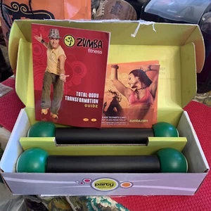 Zumba 1 libbra bastoncini tonificanti pesi agitazione e DVD allenamento - Foto 1 di 9