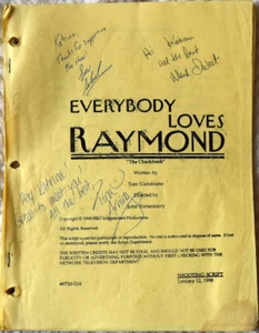 "Everybody Loves Raymond" sceneggiatura originale firmata a mano da Tina Arning e altri - Foto 1 di 15