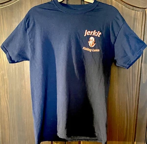 Just Jerkit Unisex T-Shirt Sz. Medium Fishing Lure Advertisement Top - Picture 1 of 5