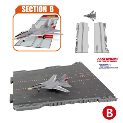 FOV 1:200 USN Grumman F-14B Tomcat Fighter w/ Deck (Section B) FOV831102 - Image 1 of 3