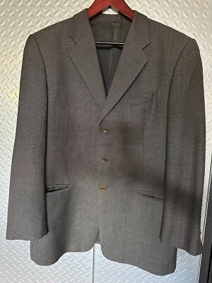 Traje Chaqueta Hombre Armani Collezioni Lana Hecho en Italia Talla 44R Foto 1 de 4