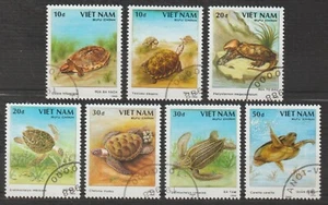 1989 Vietnam Stamps Turtles Collection Scott # 1964-1970 Cto NH - Picture 1 of 1