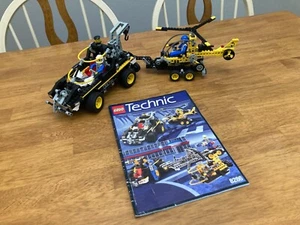 Lego 8286 Technic 3 in 1 car set vintage 1996 buggy trailer helicopter yellow - Picture 1 of 12