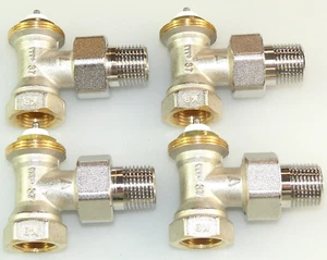 4 x COSMO THERMOSTATVENTIL 1/2" ZOLL ECK DN15 HEIZUNGSVENTIL HEIZKÖRPERVENTIL - Bild 1 von 1
