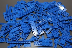 LEGO 200 Platten Plates einreihig zweireihig blau blue #3947 - Bild 1 von 1