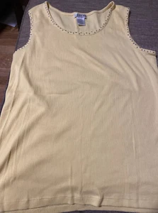 hannah tank top Gr. Large gelb - Bild 1 von 2