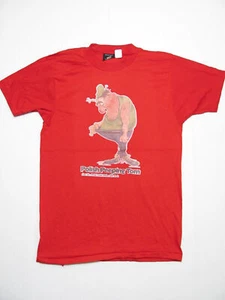 Vintage POLISH PEEPING TOM CARTOON 80s NEW DEADSTOCK NOS 50/50 soft t-shirt S - Bild 1 von 5