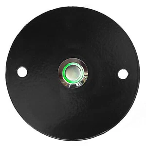 TronicXL Beleuchtet Klingelplatte Klingelschild anthrazit Türklingel LED grün - Bild 1 von 6
