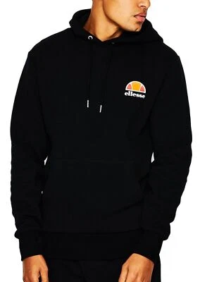 Sudadera con capucha deportiva informal negra ellesse para hombre Foto 1 de 2