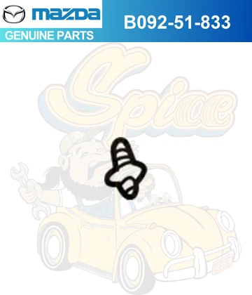 Mazda 1993-2024 Mazda3 CX-9 retenedor clip remache sujetador B092-51-833 Foto 1 de 1