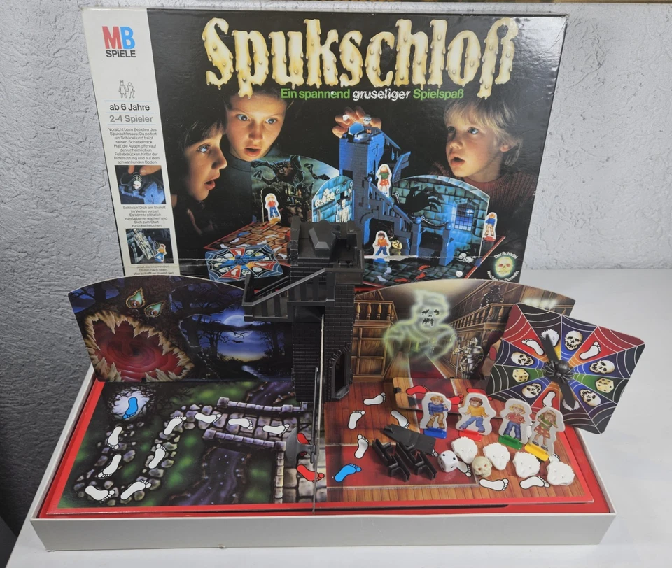 MB Spiele - Spukschloß / vollständig / 1985 / Grusel Gespenst Vintage Retro - Bild 1 von 4
