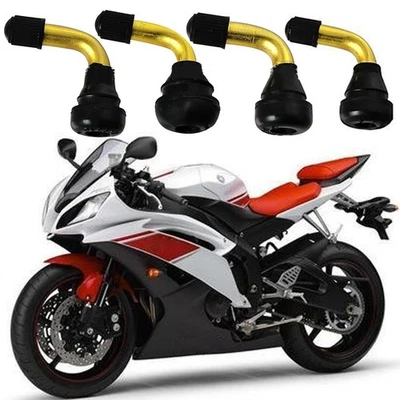 Aluminum Alloy Tubeless Tires Valve Tires Nipple Wheel Nipple 4PCS For Tubeless - Image 1 of 4