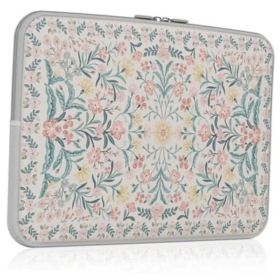  Capa para laptop 13 polegadas para MacBook Air 13-13,6 polegadas, fofa boho floral rosa - Imagem 1 de 4