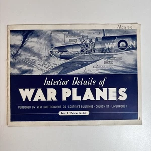 Interior Details of War Planes No 2 Real Photographs Co. 24 pgs WW2 - Imagen 1 de 7