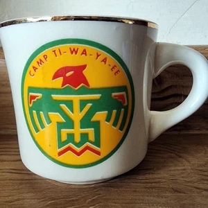 Boy Scouts Of America Ceramic Mug Cup BSA Camp TI-WA-YA-EE - Picture 1 of 6